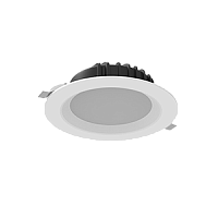 Светодиодный светильник VARTON DL-01 круглый встраиваемый 190x70 мм 25 Вт Tunable White (2700-6500 K) IP54/20 RAL9010 белый матовый диммируемый по протоколу DALI