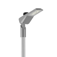 Светодиодный светильник VARTON уличный Levante Crosswalk 50 Вт кронштейн 60 мм 5000 K 1..10V NEMA RAL7045 серый муар